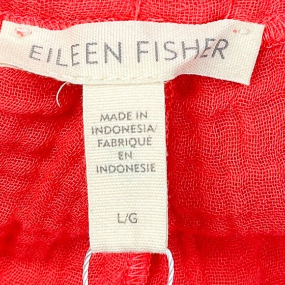 Eileen Fisher | Wide Leg Cropped Pant | L - Picture 5 of 9